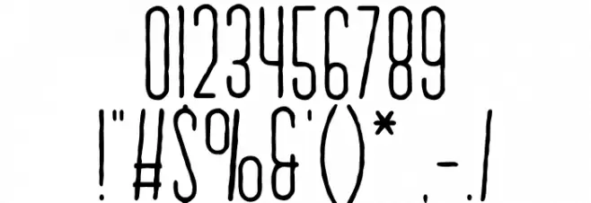 Kumachi Font OTHER CHARS