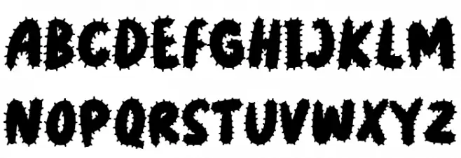 Kuman Font UPPERCASE