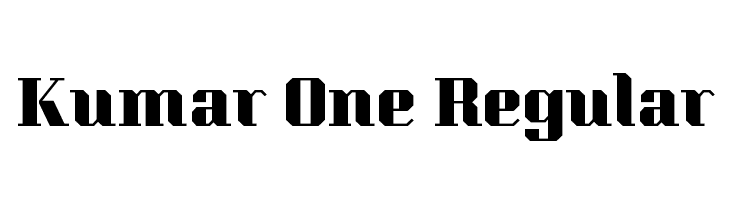 Kumar One Regular Font