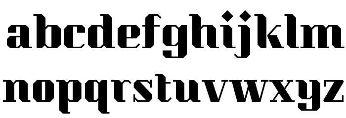 Kumar One Regular Font LOWERCASE