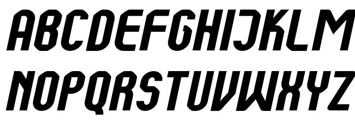 Kumba Bold Italic Font LOWERCASE