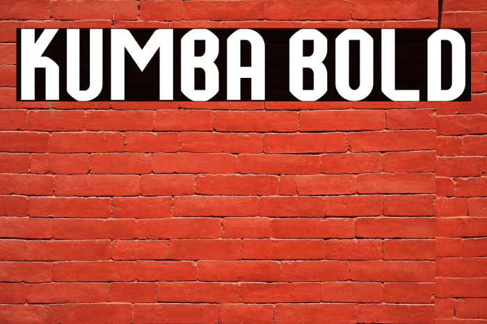 Kumba Bold Example 1