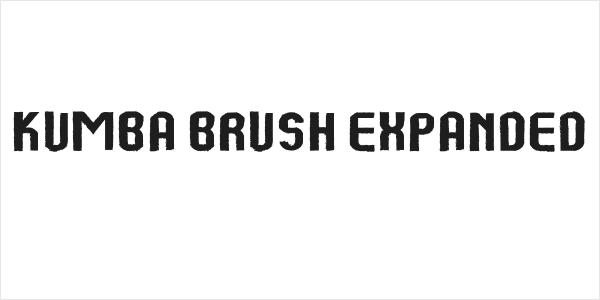 Kumba Brush Expanded Logo