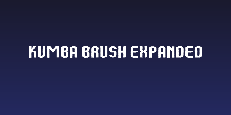 Kumba Brush Expanded Social Header