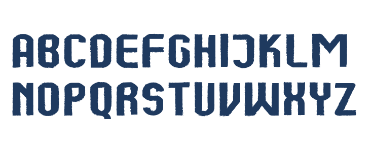 Kumba Brush Expanded Lowercase