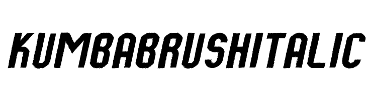 Kumba Brush Italic  नि: शुल्क फ़ॉन्ट्स डाउनलोड