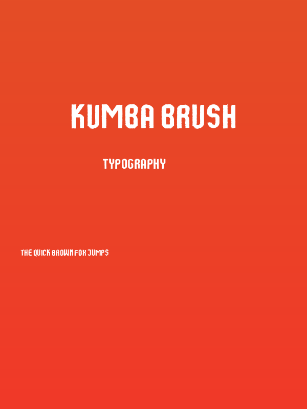 Kumba Brush Poster