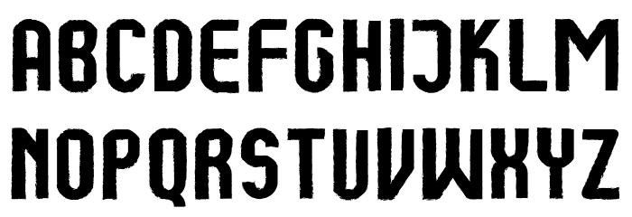 Kumba Brush Font LOWERCASE