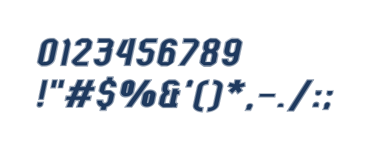 Kumba College Expanded Italic Other Characters