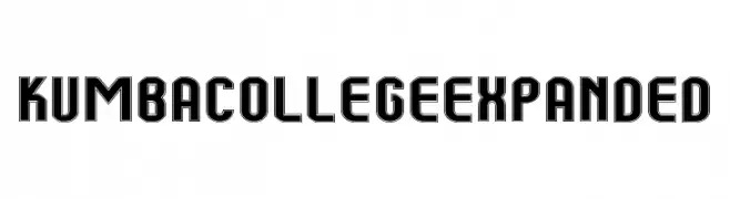 Kumba College Expanded  フリーフォントのダウンロード