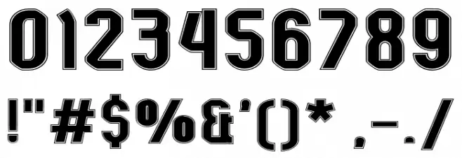 Kumba College Expanded Font OTHER CHARS