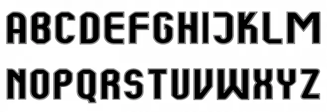 Kumba College Expanded Schriftart Groß