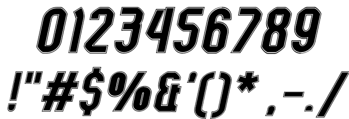 Kumba College Italic Font OTHER CHARS