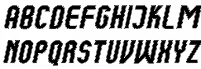 Kumba College Italic फ़ॉन्ट लोअरकेस