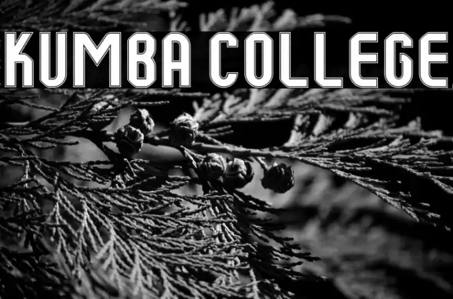 Kumba College Font examples