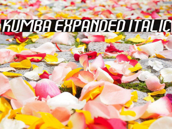 Kumba Expanded Italic Example 3