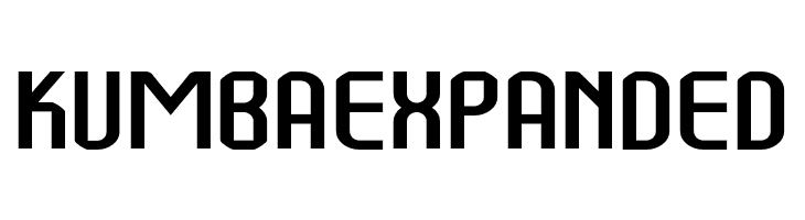 Kumba Expanded  font caratteri gratis