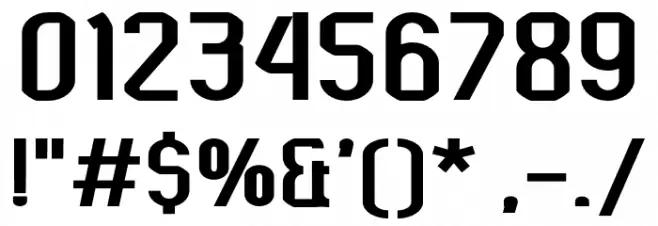 Kumba Expanded Font OTHER CHARS