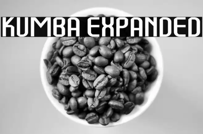 Kumba Expanded Font examples