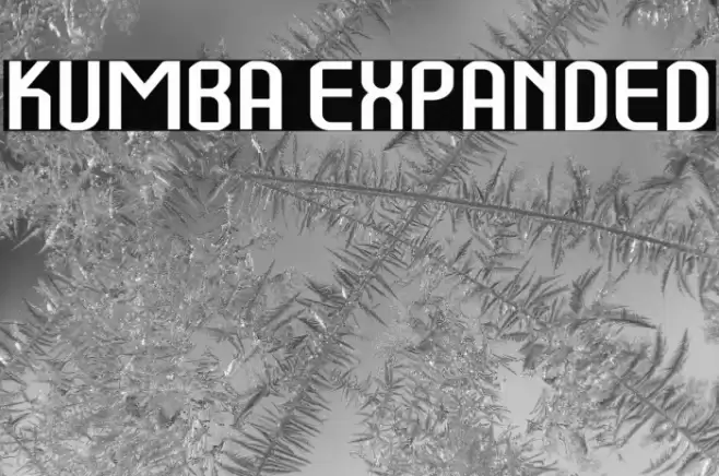 Kumba Expanded Font examples