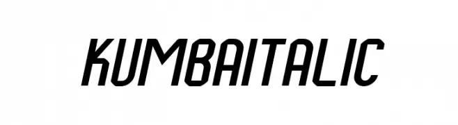 Kumba Italic  免费字体下载