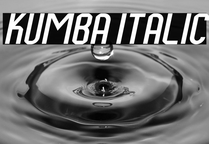 Kumba Italic Example 1