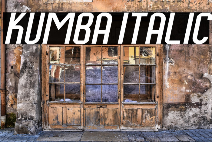 Kumba Italic Example 3