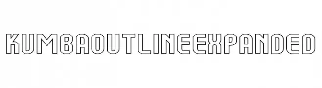 Kumba Outline Expanded  Fuentes Gratis Descargar