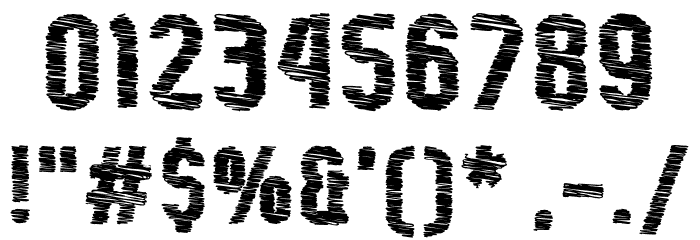 Kumba Scrawl Bold Font OTHER CHARS