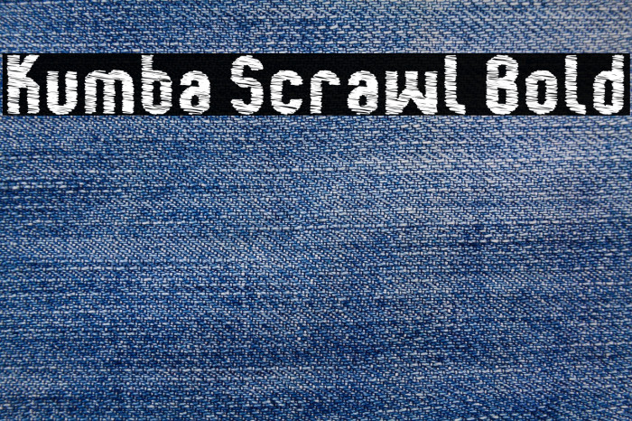 Kumba Scrawl Bold Example 2