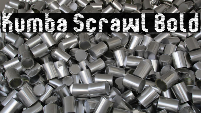 Kumba Scrawl Bold Example 3