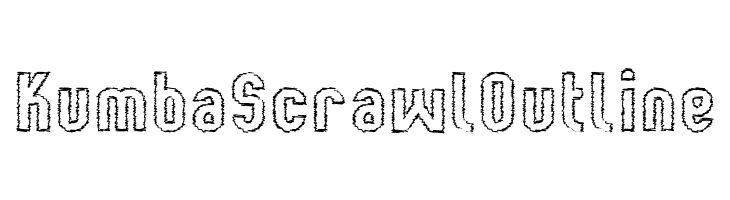 Kumba Scrawl Outline  لخطوط تنزيل