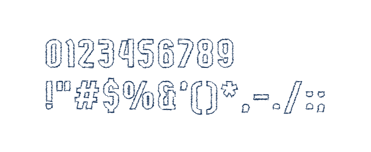 Kumba Scrawl Outline Other Characters
