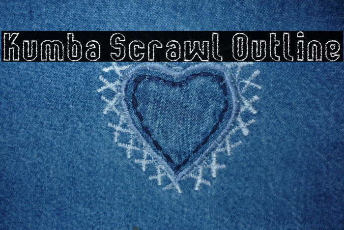 Kumba Scrawl Outline Example 2