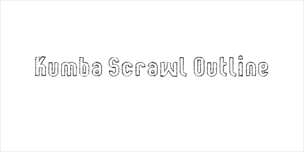 Kumba Scrawl Outline Logo