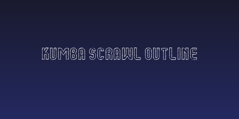 Kumba Scrawl Outline Social Header