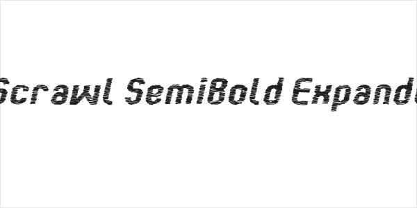 Kumba Scrawl SemiBold Expanded Italic Logo