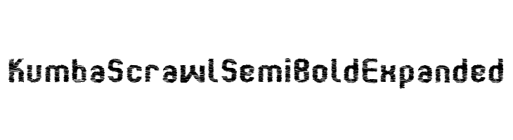 Kumba Scrawl SemiBold Expanded  Descarca Fonturi Gratis