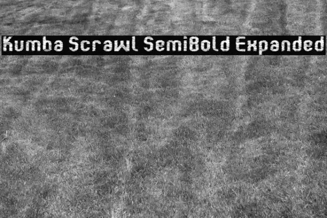 Kumba Scrawl SemiBold Expanded Font examples