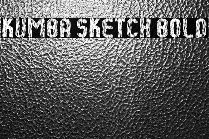 Kumba Sketch Bold Example 3
