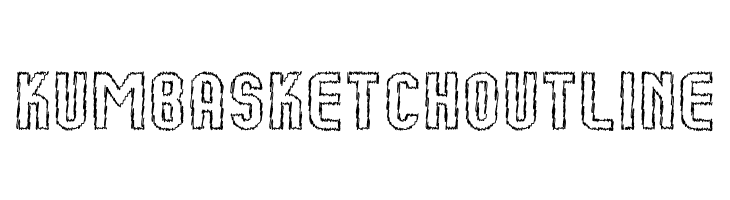 Kumba Sketch Outline  Frei Schriftart Herunterladen