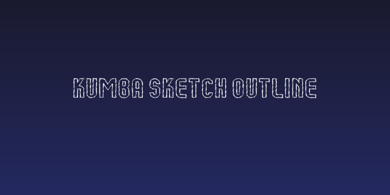 Kumba Sketch Outline Social Header