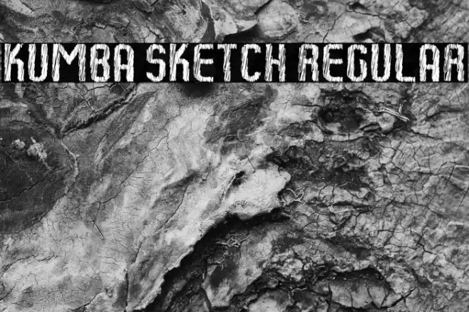 Kumba Sketch Regular Font examples