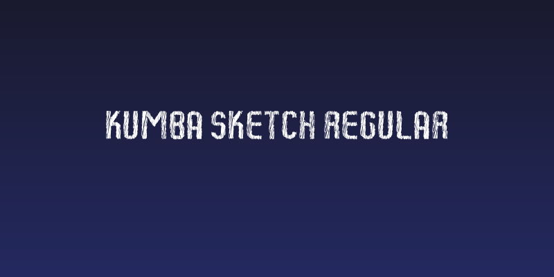 Kumba Sketch Regular Social Header