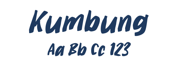 Kumbung Font Preview