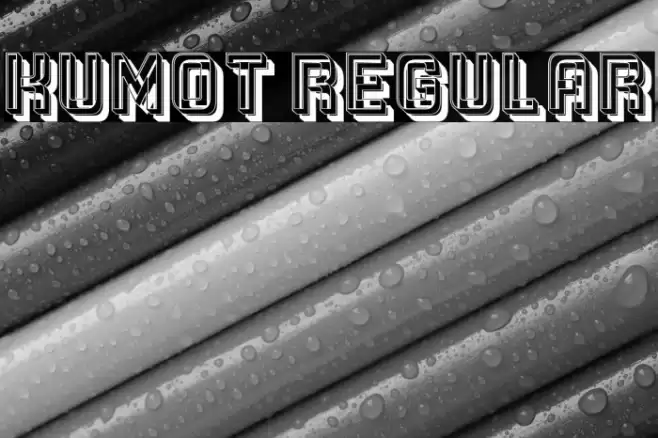 Kumot Regular Font examples