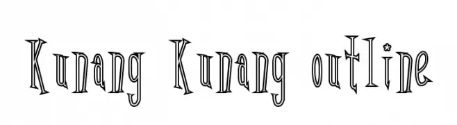 Kunang Kunang outline  Fuentes Gratis Descargar
