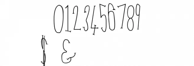 Kunang Kunang Font OTHER CHARS