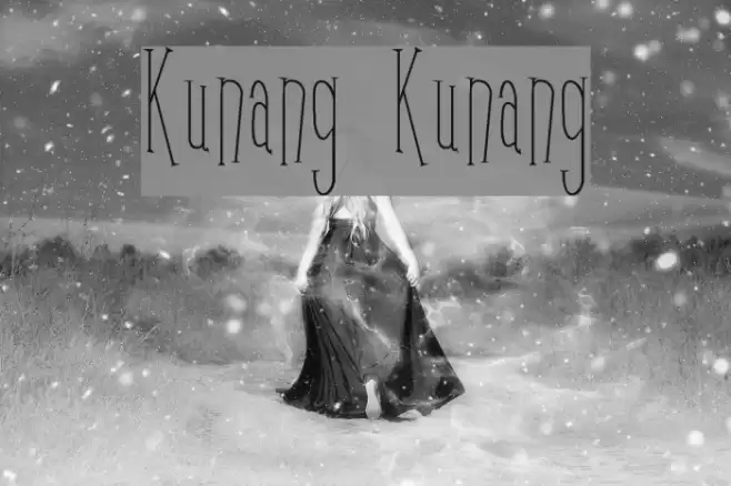 Kunang Kunang Font examples