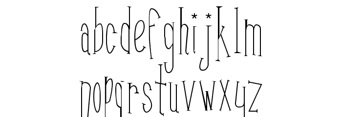 Kunang Kunang Font LOWERCASE